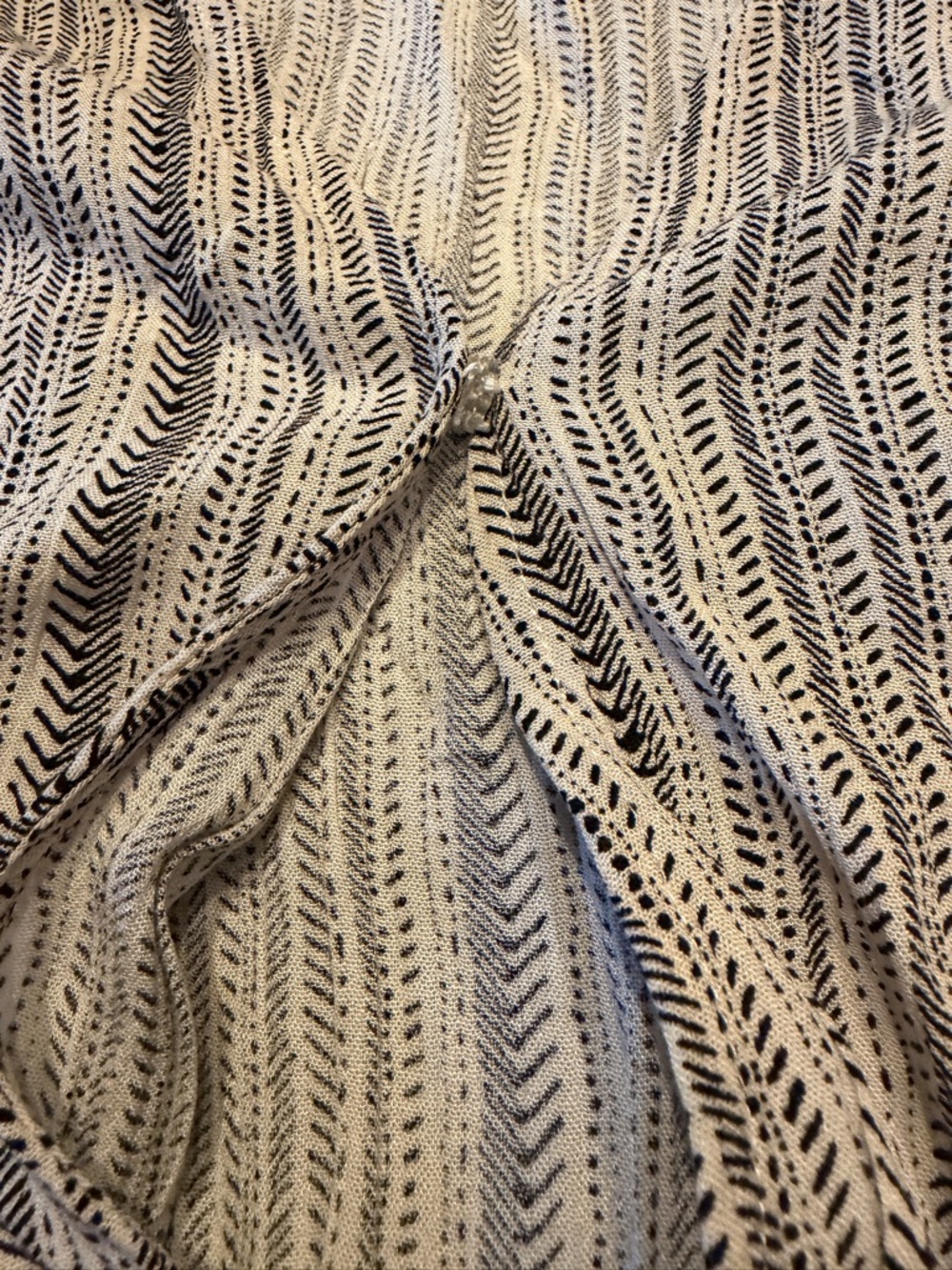 Cupshe belted striped Romper - Cream/Black - Picture 5 of 6